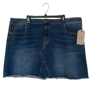 Frye & Co. Women's Blue Jean Denim Mini Skirt